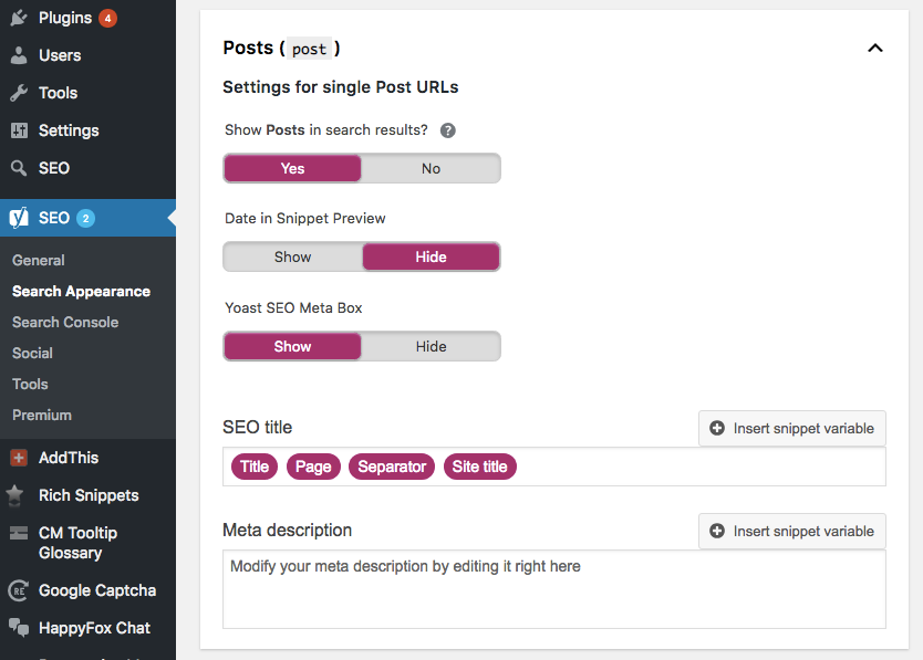 comment ajouter une balise de titre plugin yoast